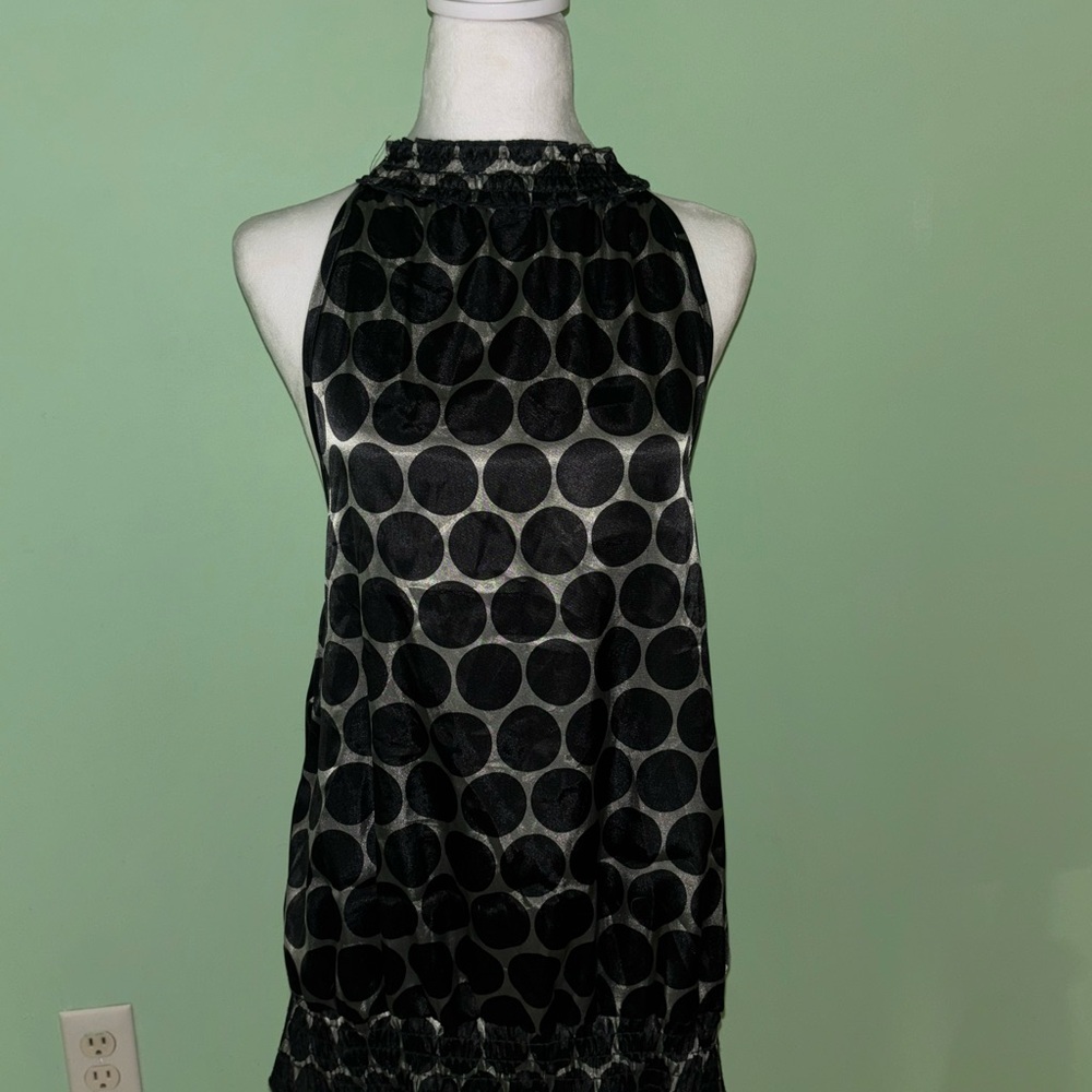 Charlotte Russe Black Polka Dot shirt